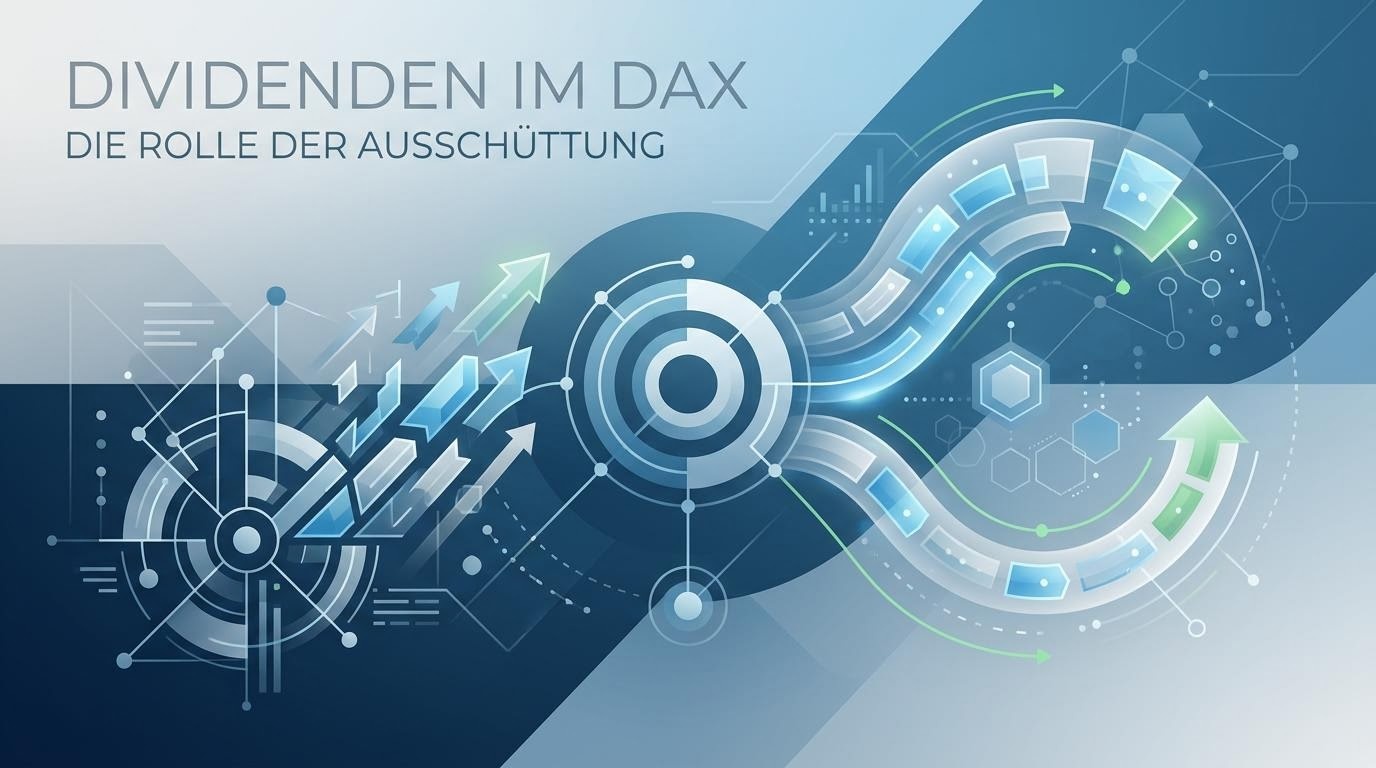 Abstrakte Darstellung der Rolle von Dividenden im DAX